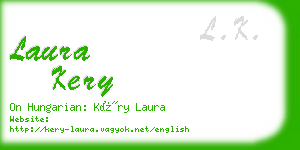 laura kery business card